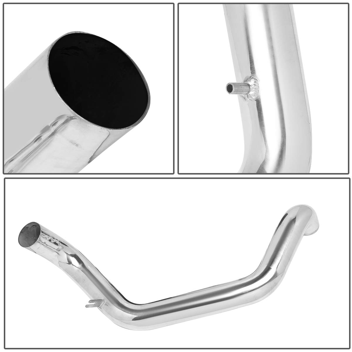 DNA Motoring ITK-0030-RD Red Aluminum Cold Air Intake System with High-Performance Air Filter - Boost Engine Power & Fuel Efficiency for Cars, Trucks & SUVs