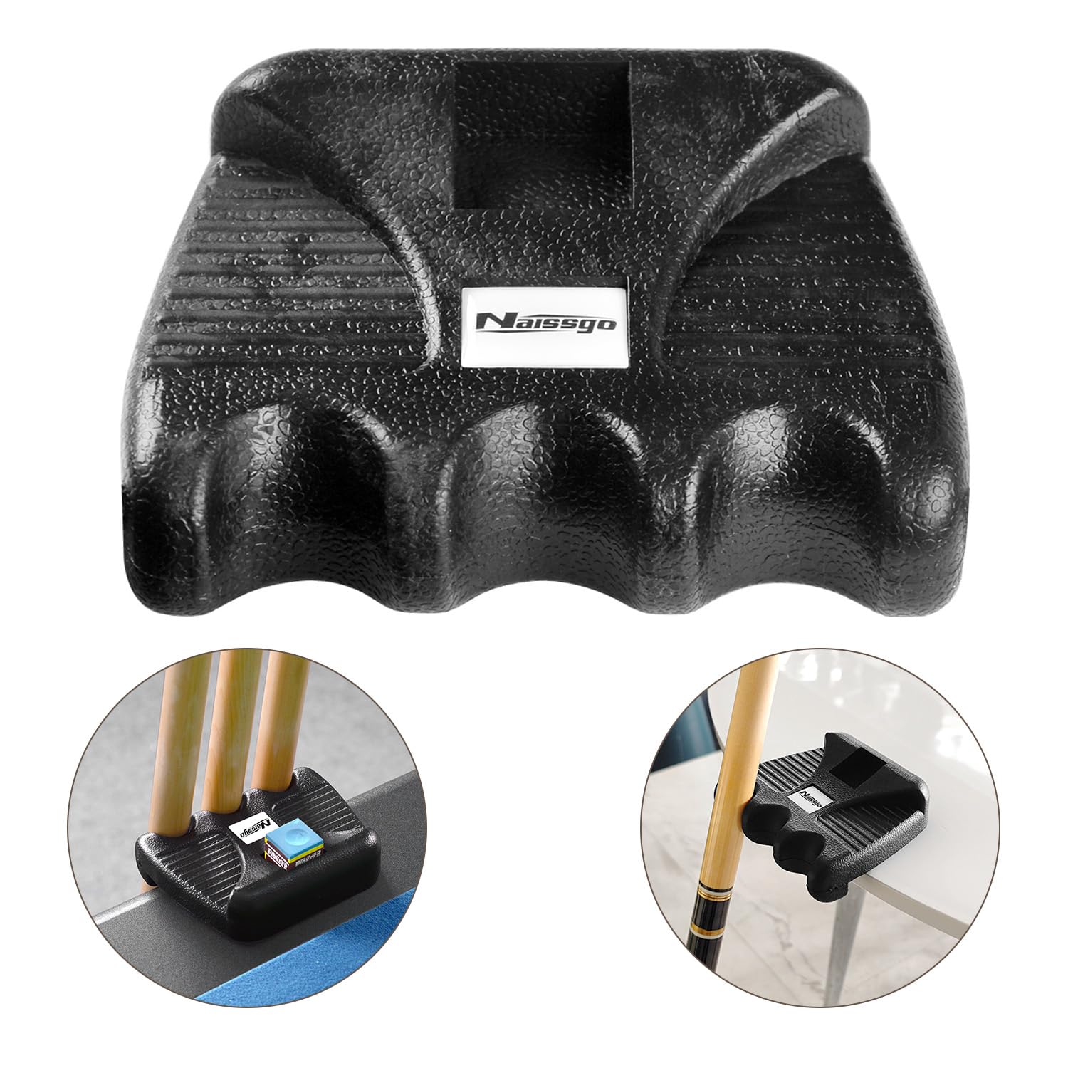 Premium Pool Cue Holder - Durable Cue Stick Rest for Billiards Accessories | Perfect for Home Game Rooms, Bars & Pool Halls
