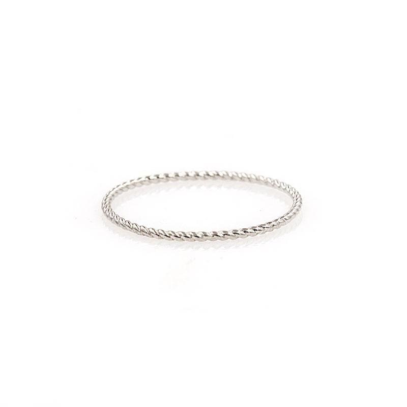 Dainty Twist Ring - Elegant Stackable Gold Plated Band for Women | Perfect for Everyday Wear, Gifts & Special Occasions