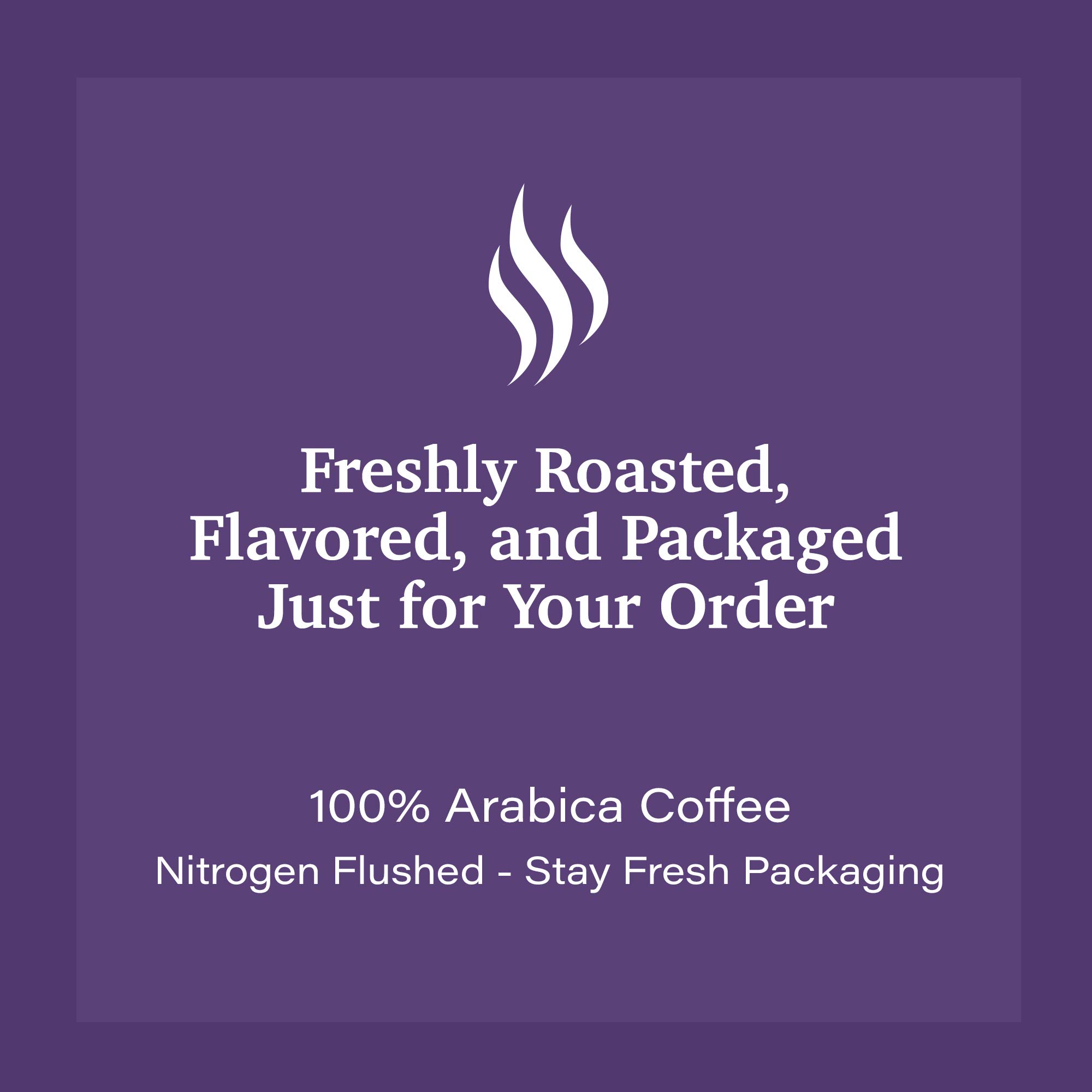 Almond Amaretto Flavored Whole Bean Coffee - 12-Ounce Bags (Pack of 4) | Premium Gourmet Coffee for Home Brewing, Office Use & Gift Giving
