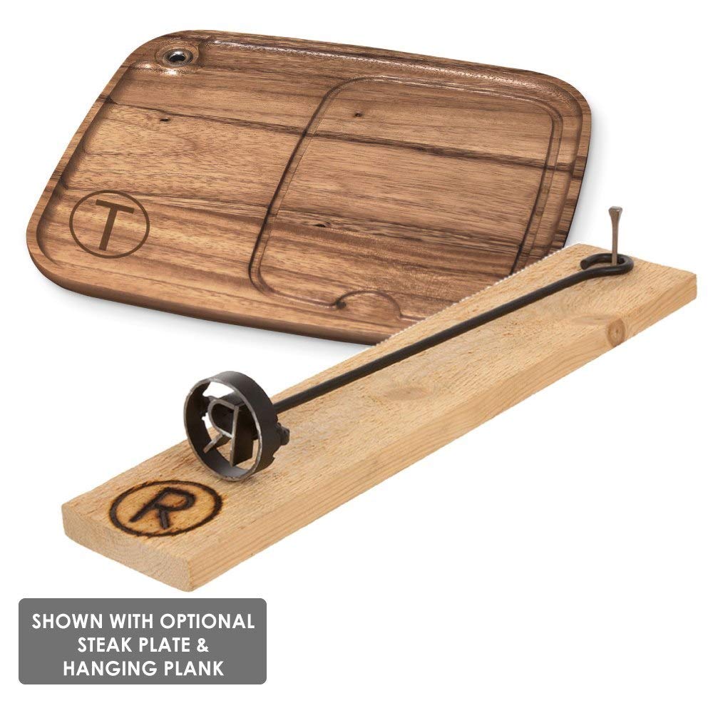 Premium BBQ Branding Iron for Steak, Buns, Wood & Leather - Top-Rated Grill Marking Tool for Professional Chefs & Home Cooks - Perfect for Steak Branding, Bread Marking, Wood Burning & Leather Crafting