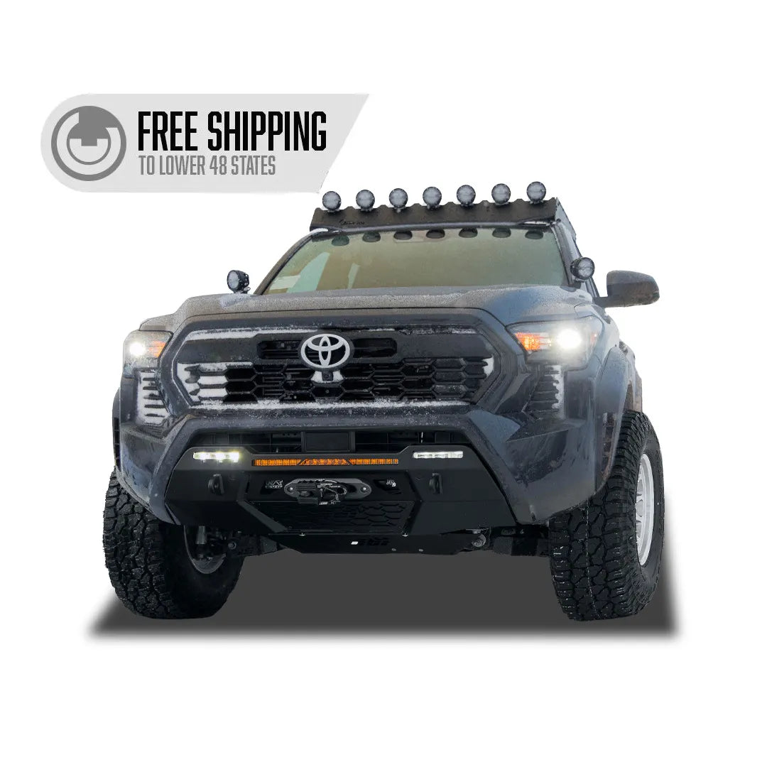 Prinsu Original Roof Rack for 2024+ Toyota Tacoma - Durable Aluminum Cargo Carrier for Off-Road Adventures & Camping Gear