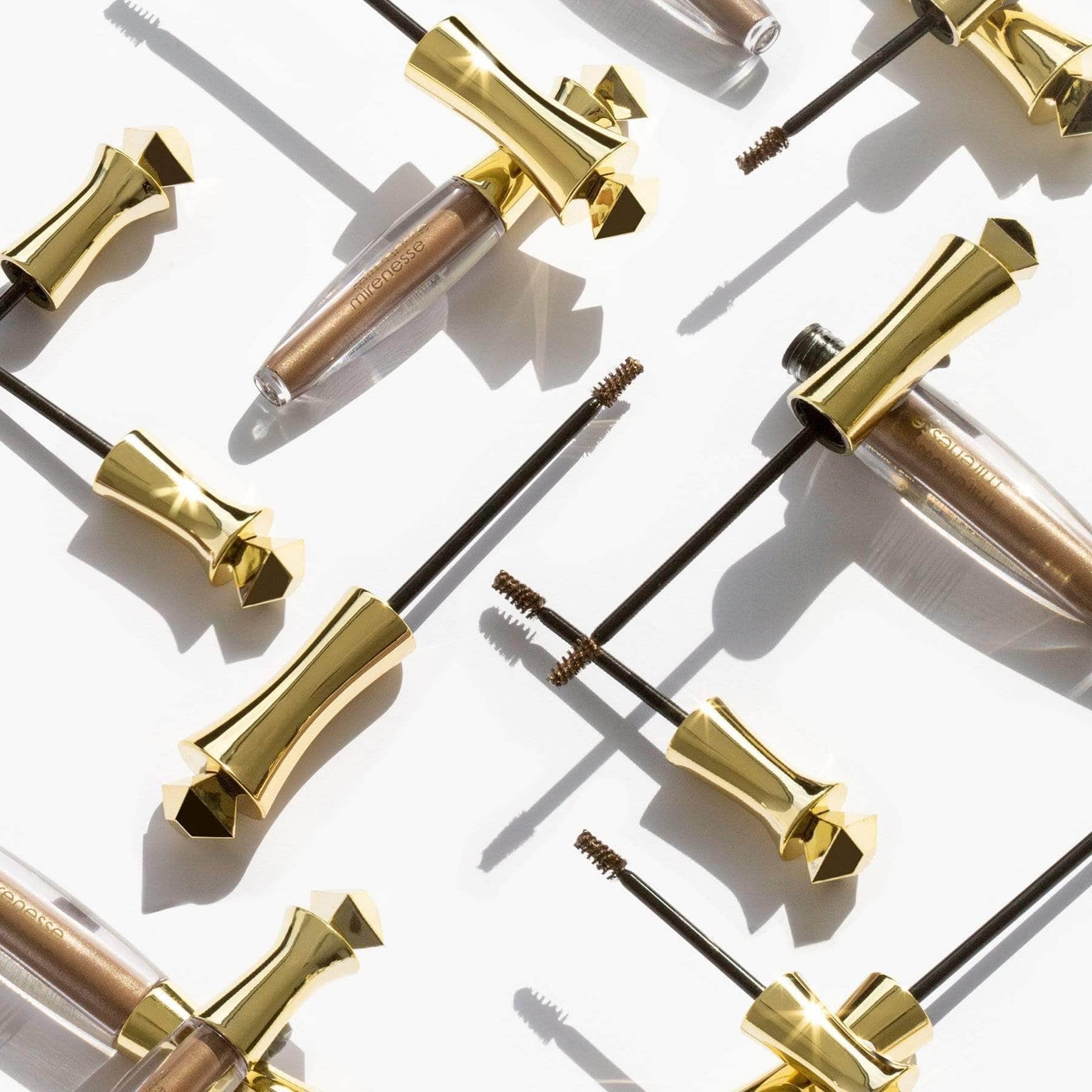 Mirenesse 24hr Brow Lift & Shape Mascara - Smudge Proof Eyebrow Gel for Sparse Brows | 4-in-1 Brow Enhancer with Organic Micro Fibers | Vegan, Toxin-Free (0.15oz) | Perfect for Everyday Makeup & Bold Eyebrow Looks