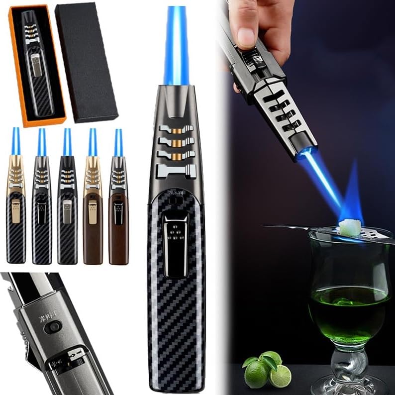 Fireblaze Rechargeable Electric Plasma Lighter - Windproof USB-C Charging, Flameless Arc Lighter for Candles, Camping, BBQ & Outdoor Use (Black)