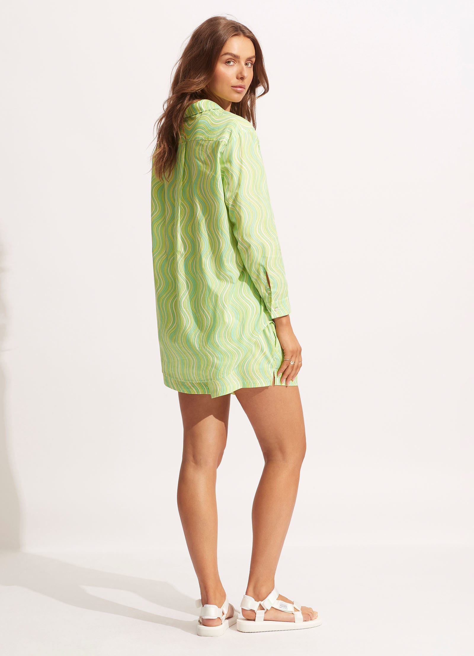 Mod Squad Cover Up Lime Burst - Stylish & Protective Swimwear Cover-Up for Beach, Pool & Vacation - Perfect for Summer Outfits & Resort Wear