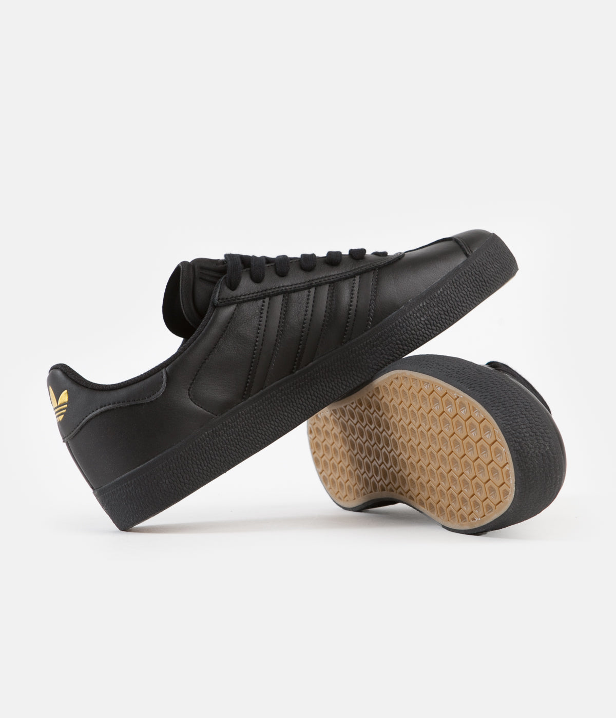 Adidas Gazelle ADV Sneakers - Core Black/Gold Metallic - Men's Running & Casual Shoes for Gym, Workout & Everyday Wear