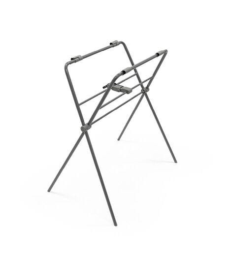 Stokke Flexi Bath Stand Grey - Foldable Baby Bathtub for Newborns & Toddlers - Perfect for Home, Travel & Outdoor Use