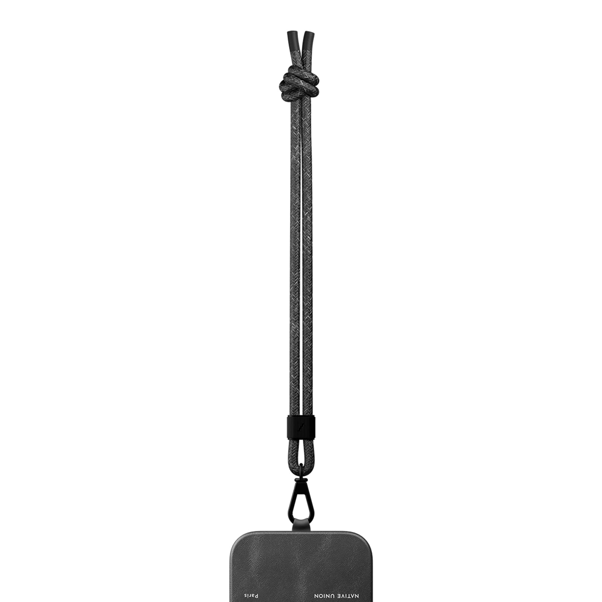 Native Union Universal Wrist Sling - Adjustable & Detachable Phone Strap for All Smartphones - Eco-Friendly 100% rPET Recycled Polyester - Secure Grip for Running, Travel & Outdoor Activities (Black)