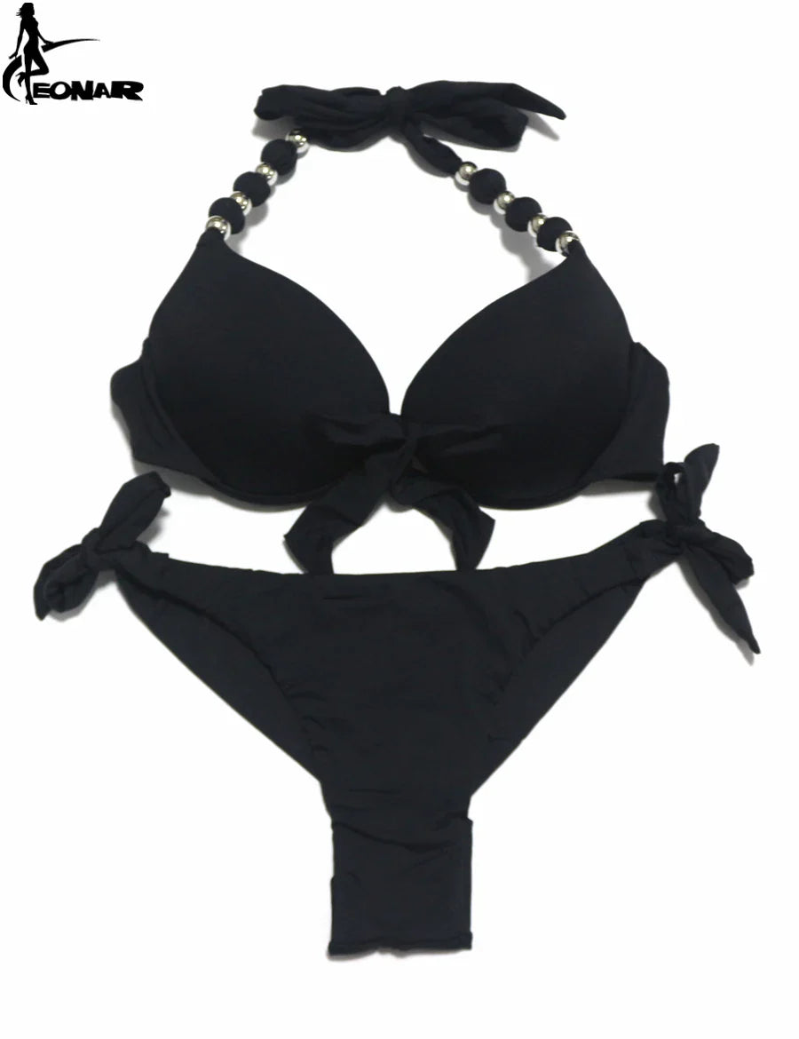 EONAR Push Up Bikini Set for Women - Sexy Brazilian Cut Bandage Swimwear with High Waist Bottom | Perfect for Beach, Pool Party & Summer Vacation