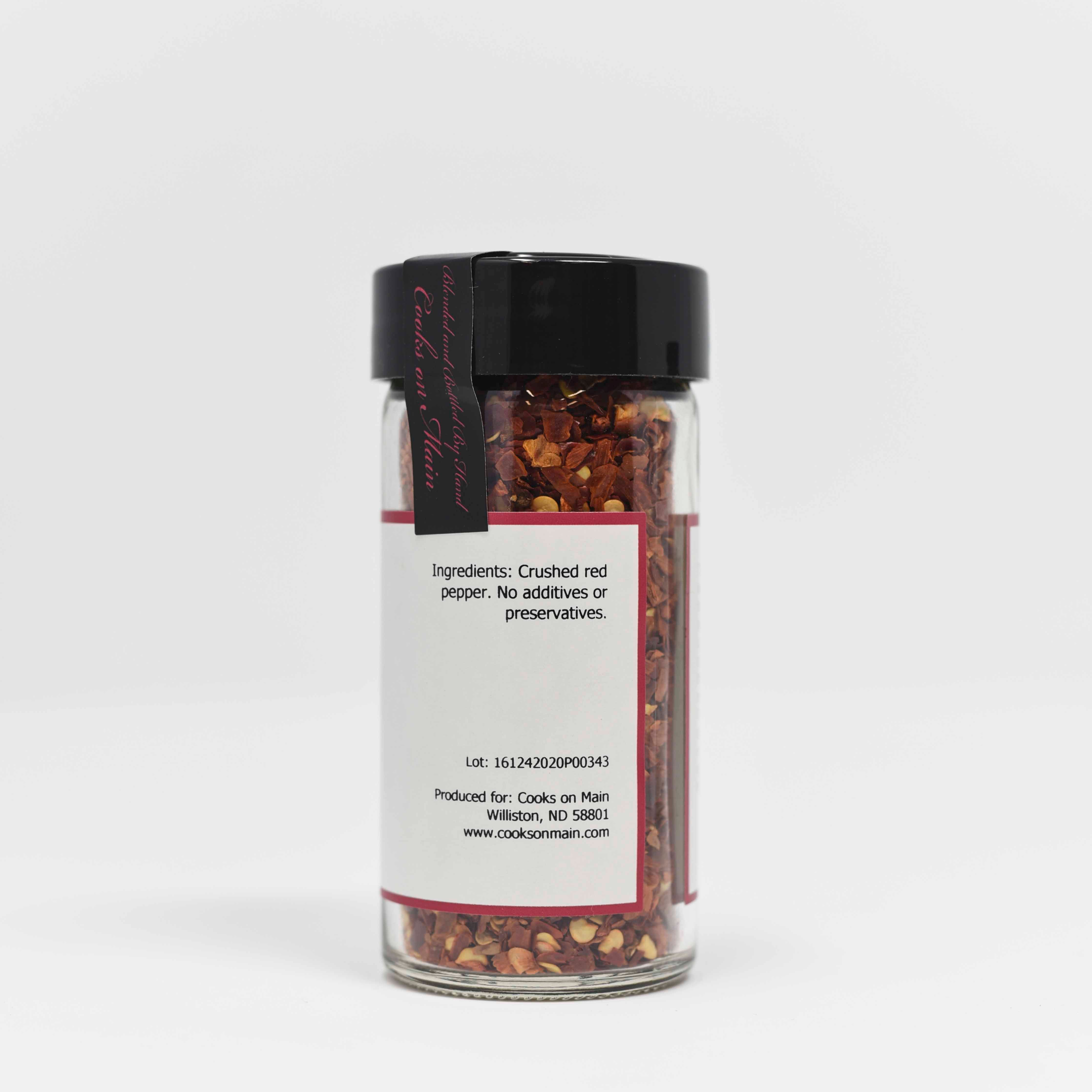 Organic Crushed Red Pepper Flakes - Hot & Spicy Seasoning for Pizza, Pasta, Salads & More - Premium Quality, Non-GMO, Gluten-Free - Perfect for Cooking, Grilling & Garnishing