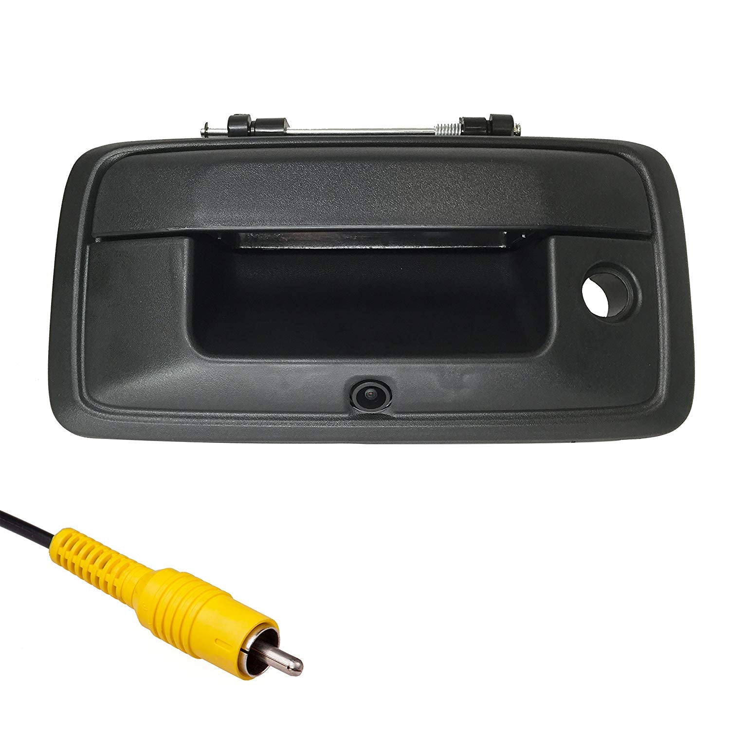 2014-2015 Chevrolet Silverado & GMC Sierra Black Tailgate Handle Replacement with Backup Camera - Durable Truck Accessory for Off-Road & Towing
