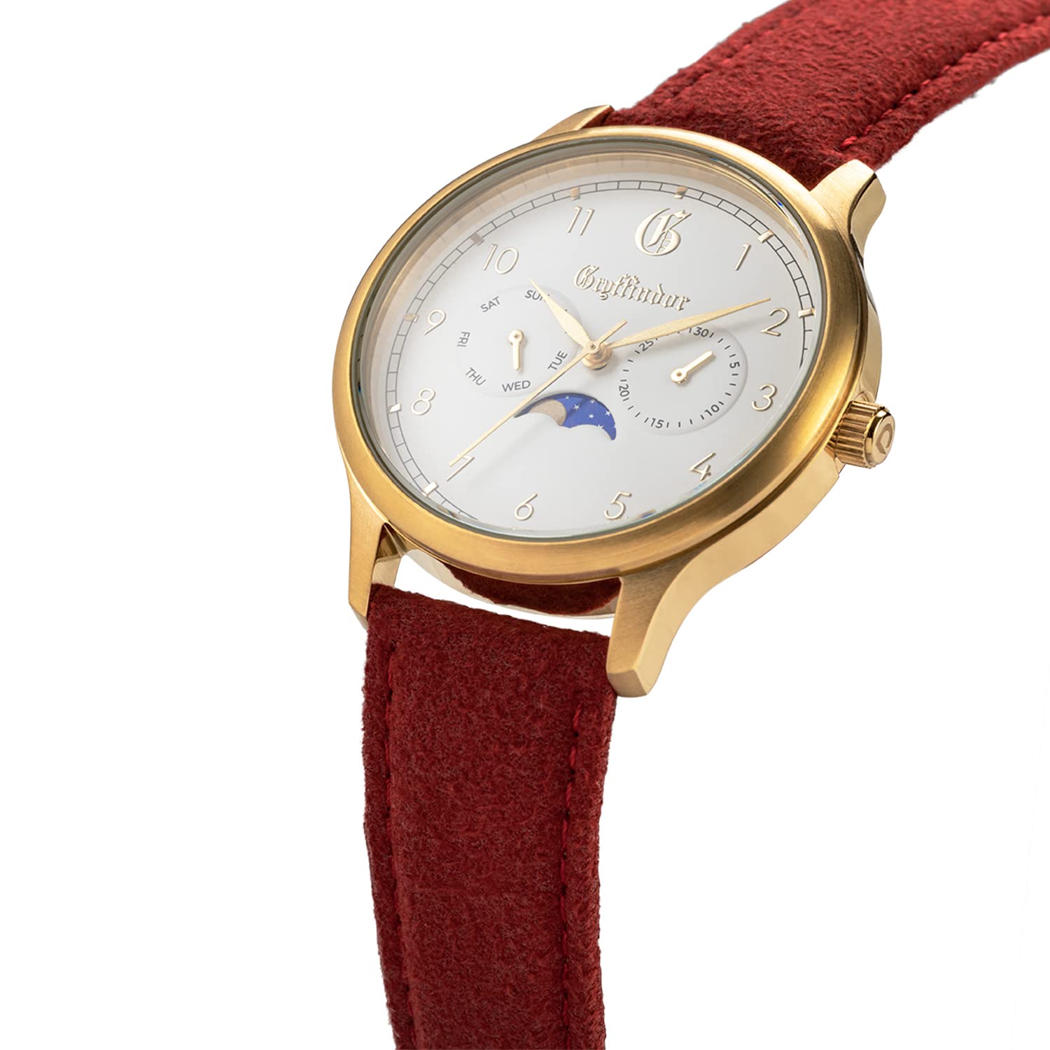 Uncle Jack Harry Potter Limited Edition Watches for Men & Women - Stainless Steel Case with Suede Band | Hogwarts House Collection (Gryffindor, Slytherin, Hufflepuff, Ravenclaw) | Perfect Gift for Potterheads, Cosplay & Collectors