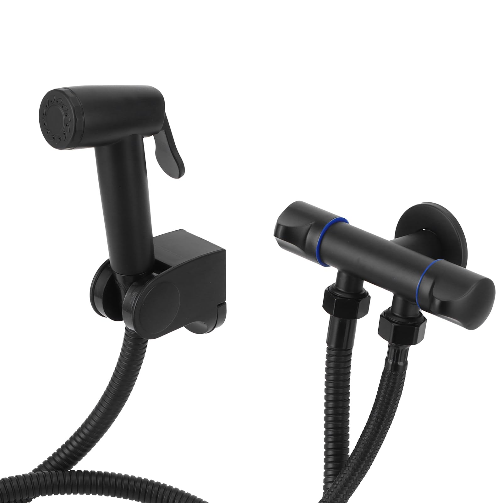 Garosa G1/2 Bidet Sprayer Set - High Pressure Handheld Toilet Sprayer with 1-in-2-Out Function, Stainless Steel ABS Bathroom Accessory for Women - Perfect for Toilet Cleaning, Baby Diaper Rinsing & Bathroom Floor Washing