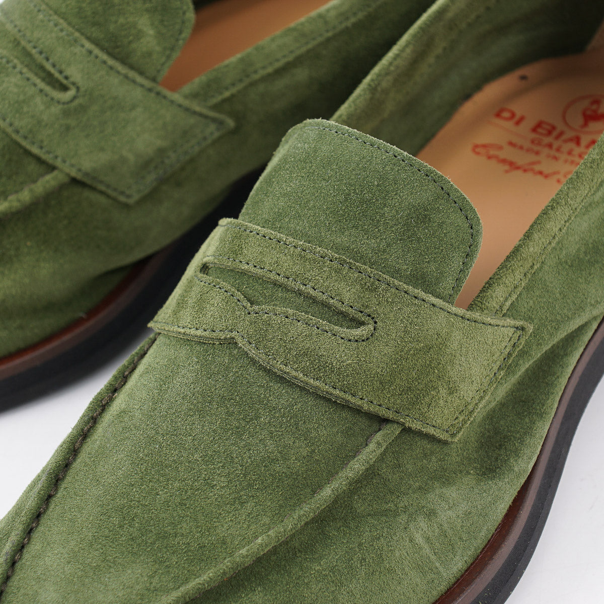 Di Bianco 'Amato' Unlined Suede Loafers - Comfortable Slip-On Shoes for Men | Casual & Business Wear | Perfect for Office, Travel & Everyday Use