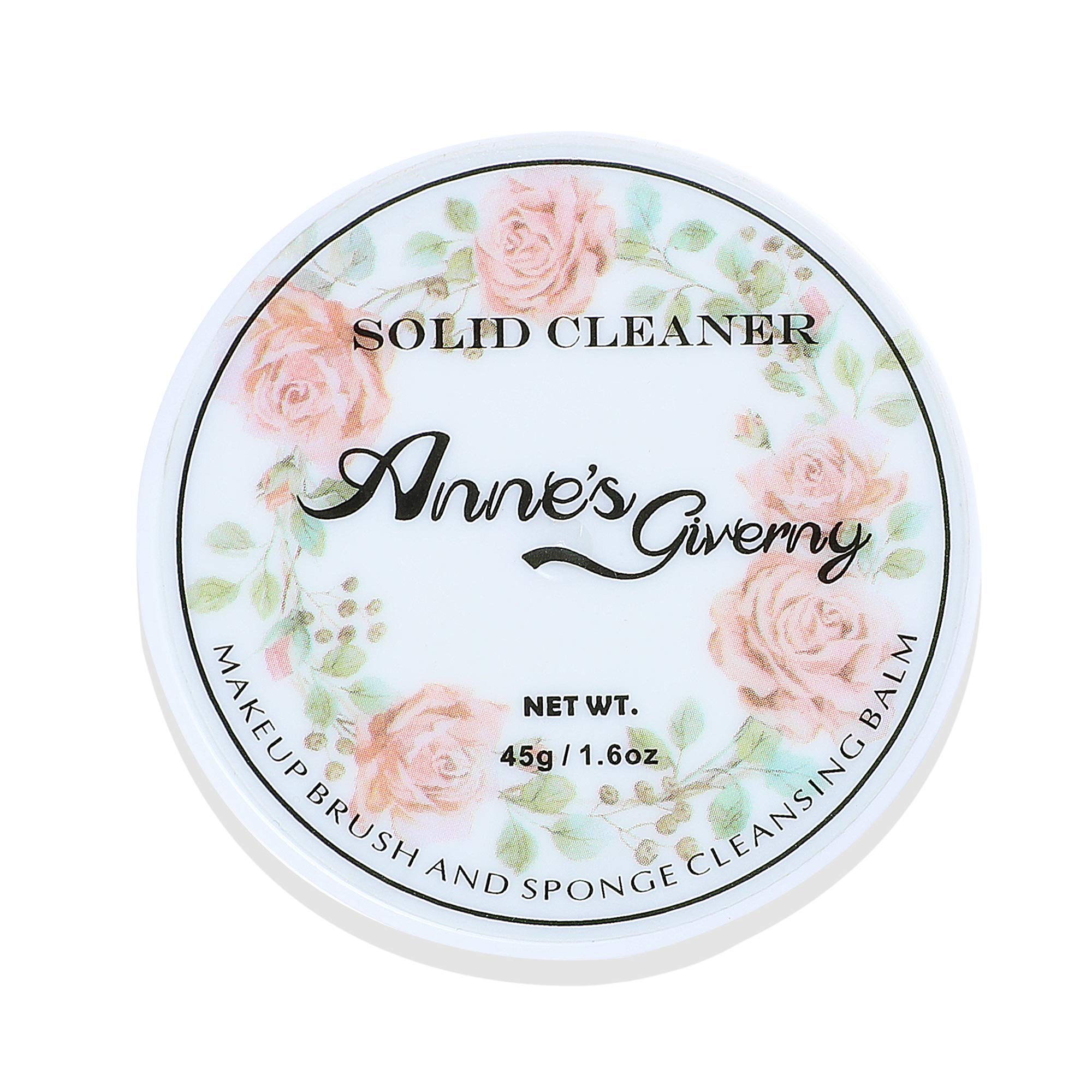 ANNE'S GIVERNY Liquid Foundation Makeup Brush with Solid Cleaner Soap - Professional Foundation Brush for Flawless Makeup Application & Easy Cleaning