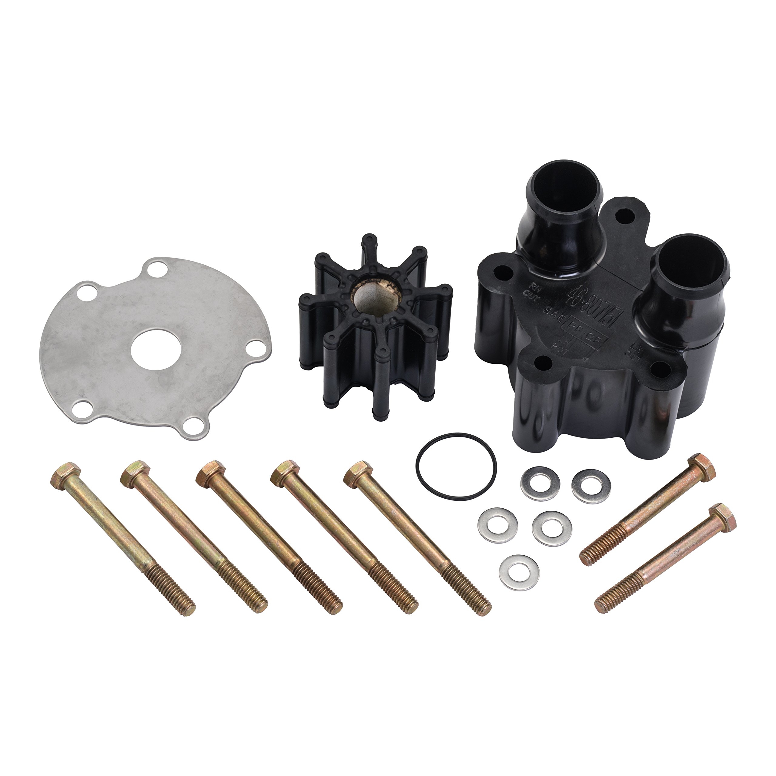 Quicksilver 807151A14 Sea Water Pump Body Kit for MerCruiser Engines - Replacement for One-Piece Engine Mounted Sea Water Pumps - Perfect for Marine Boating and Yacht Maintenance