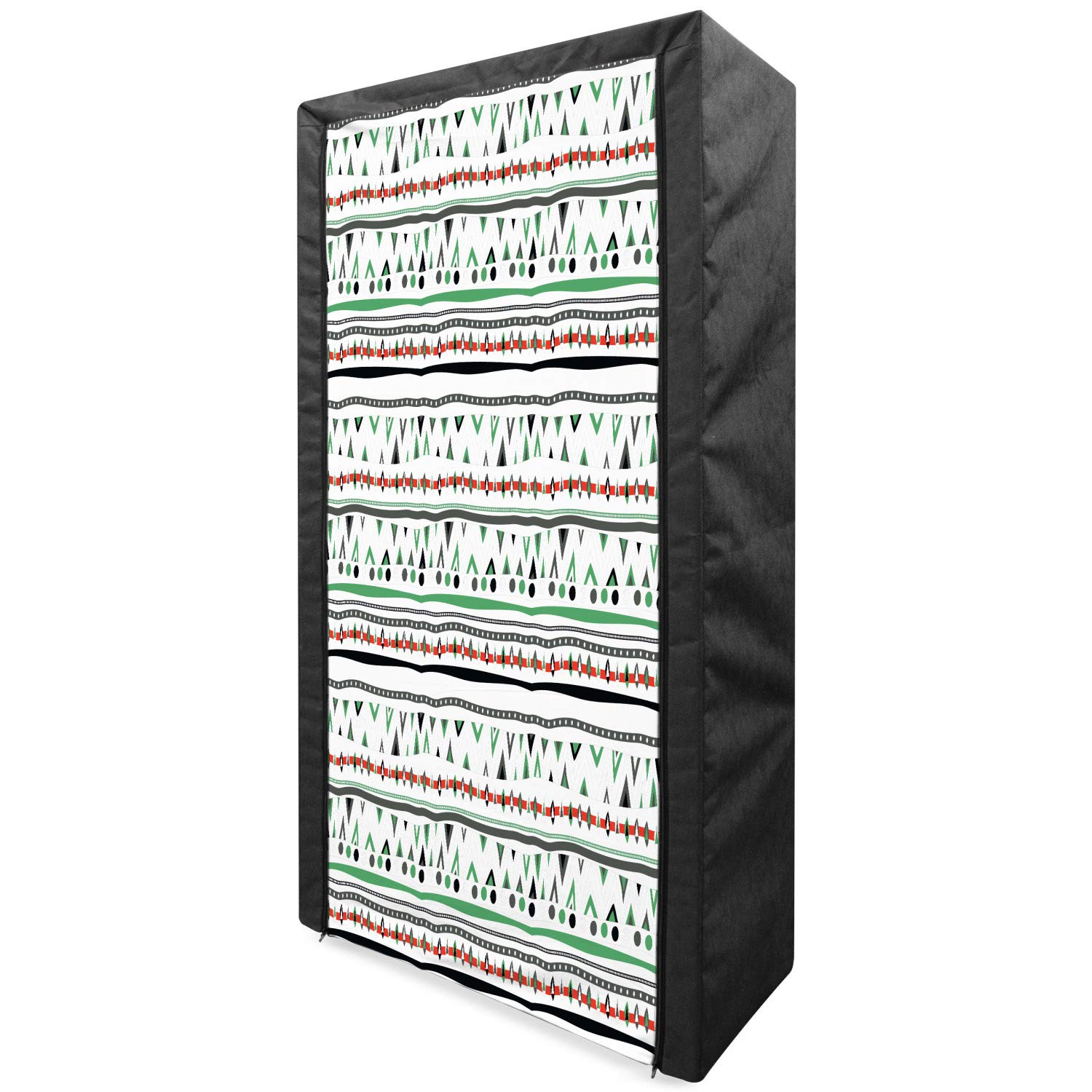 Ambesonne Tribal Portable Fabric Wardrobe with Aztec Pattern - 33.5