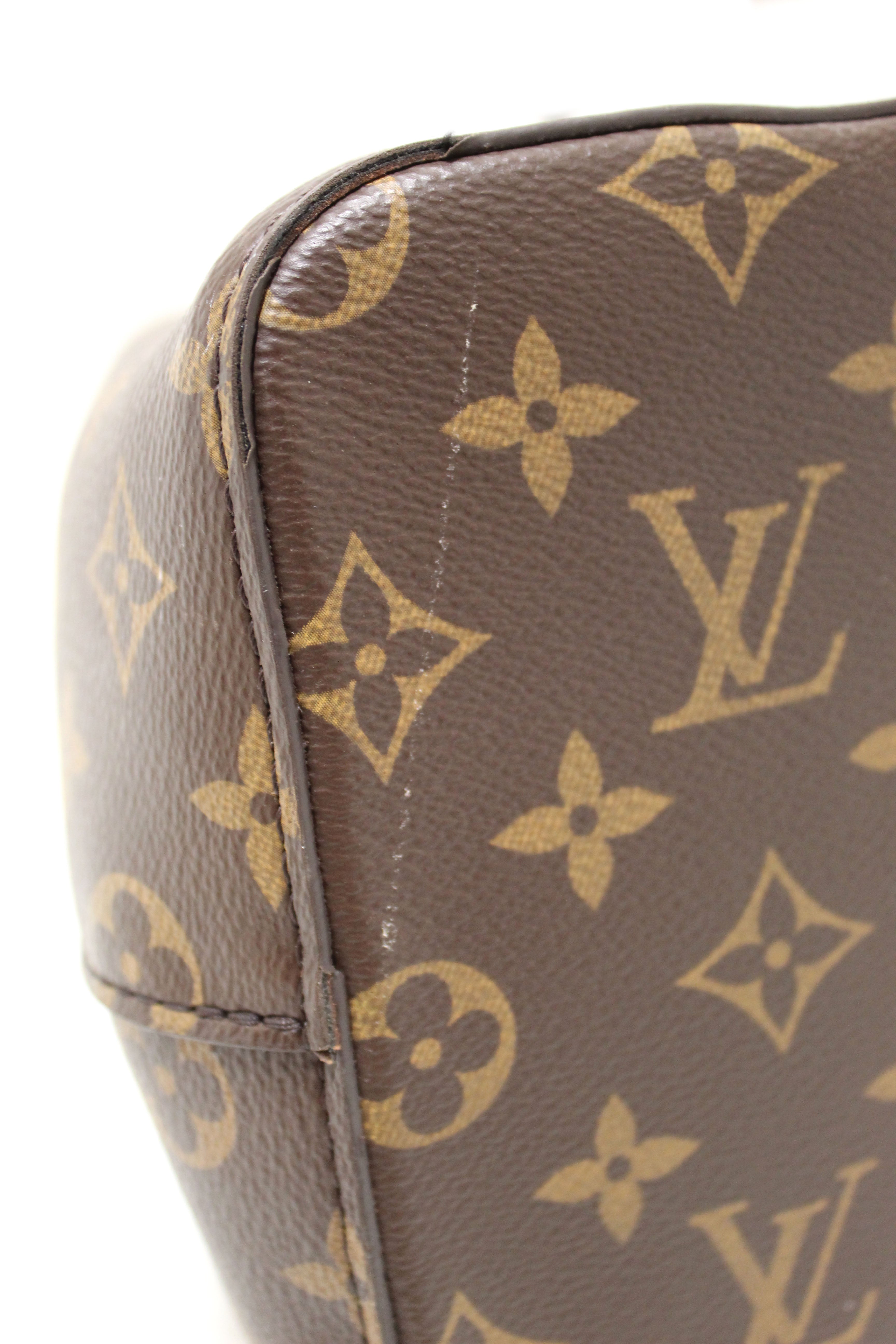Authentic Louis Vuitton Classic Monogram Brown NeoNoe Shoulder Bag for Women - Luxury Designer Handbag Perfect for Work, Travel & Everyday Use