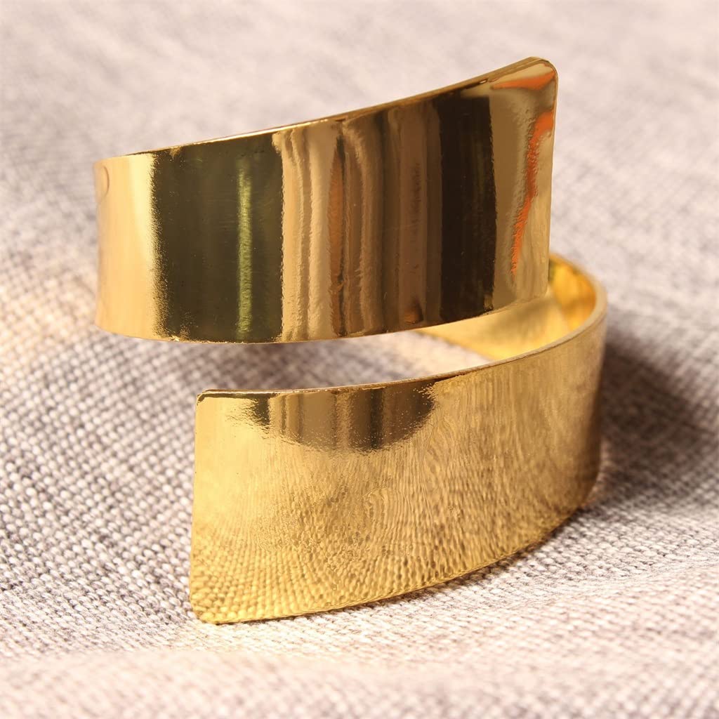 12pcs Gold Plated Silver Napkin Rings - Elegant Tableware for Weddings, Parties & Fine Dining - Decorative Napkin Holders for Formal Events & Holiday Decor