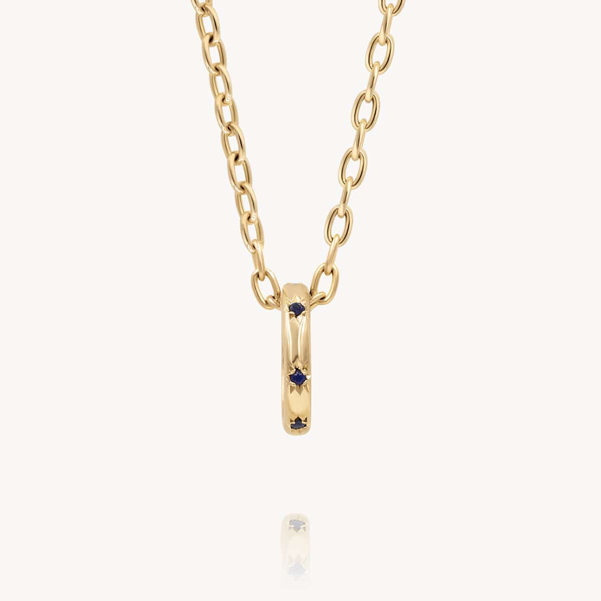 Starburst Birthstone Ring Charm Necklace - Dainty Gold/Silver Pendant for Women - Perfect Gift for Birthday, Anniversary & Mother's Day Jewelry