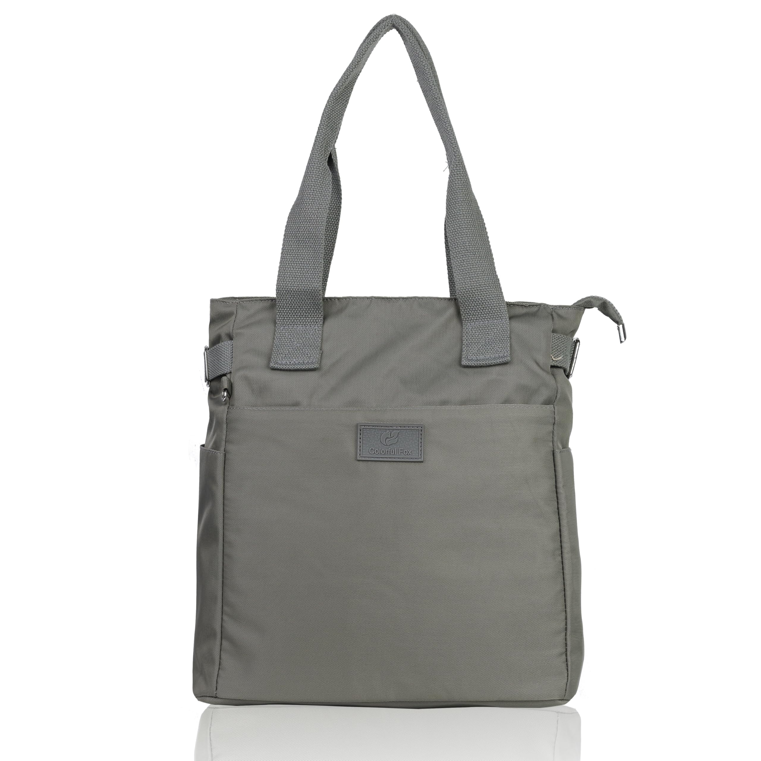 Storite Women's Lightweight Nylon Crossbody Shoulder Bag - Fashionable Sling Tote with Large Capacity (33x27x13cm, Cement Gray) Perfect for Travel, Shopping & Party Outfits