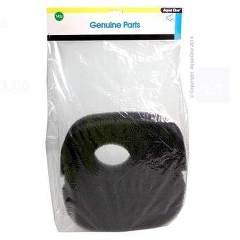 Aqua One Sponge Filter 35ppi 2-Pack for Ocellaris 3000/UVC Aquarium - High Density Foam Media for Fish Tank Filtration, Water Clarity & Beneficial Bacteria Growth - Ideal for Freshwater & Saltwater Tanks