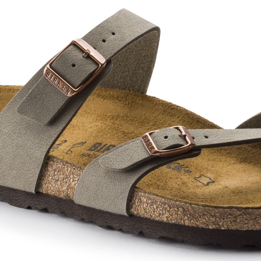 Birkenstock Mayari Sandals - Classic Footbed Comfort - Stone Color - Perfect for Summer, Beach, and Casual Wear