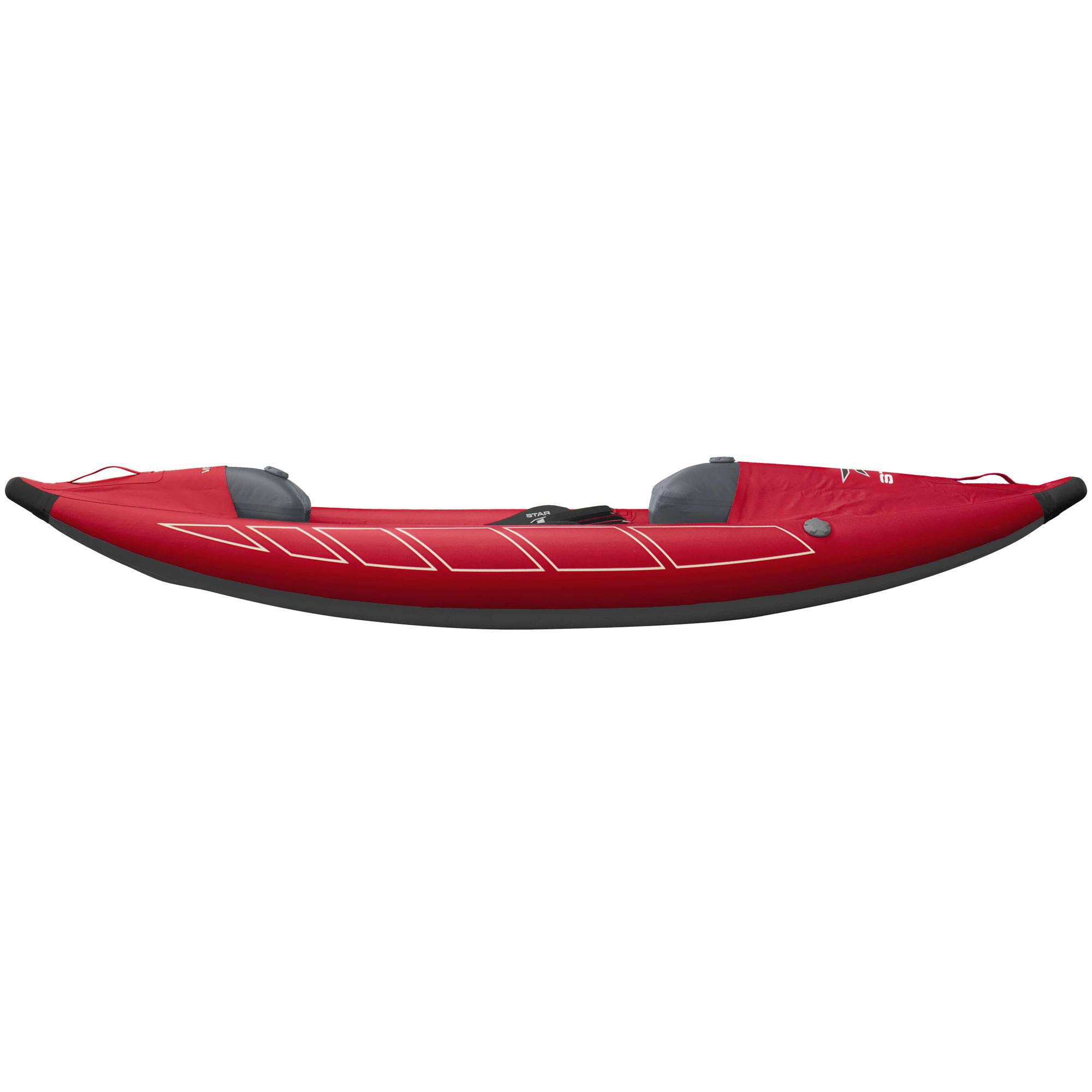 Star Viper Inflatable Kayak - Lightweight & Portable Red Kayak for Adults - Perfect for Lakes, Rivers & Ocean Adventures