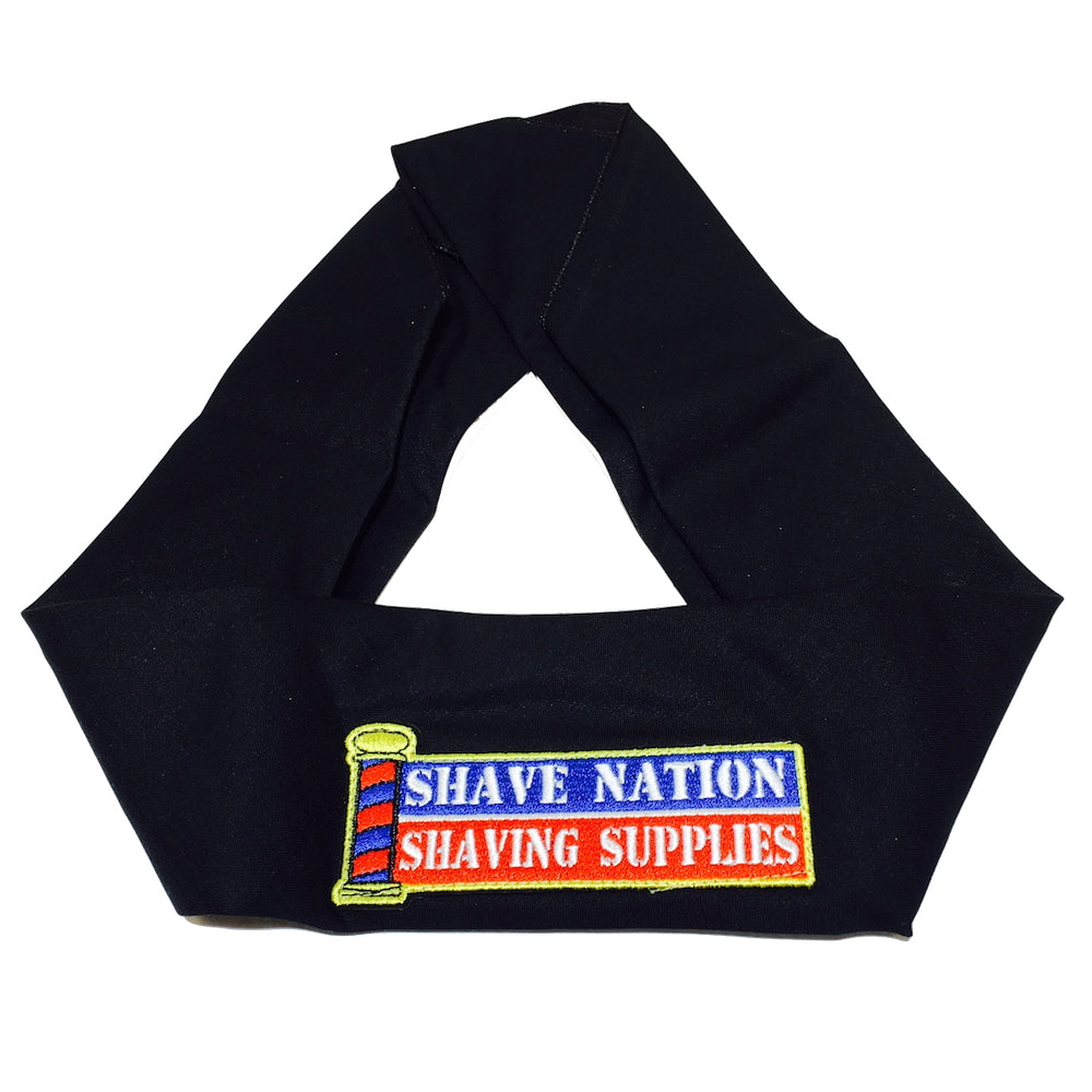 Shave Nation Bandana Black - Stylish & Comfortable Headwear for Men & Women - Perfect for Outdoor Activities, Sports, and Fashion Accessories