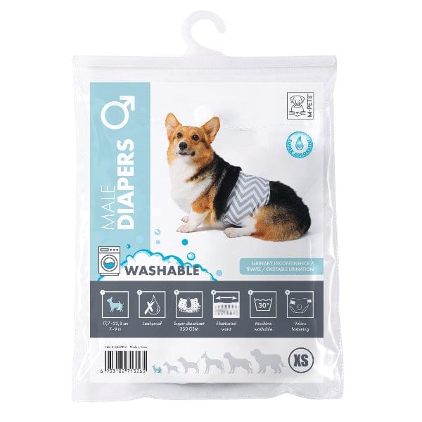 Washable Male Dog Diapers for Pets - Reusable & Absorbent Incontinence Pants - Perfect for House Training, Senior Dogs & Travel Use
