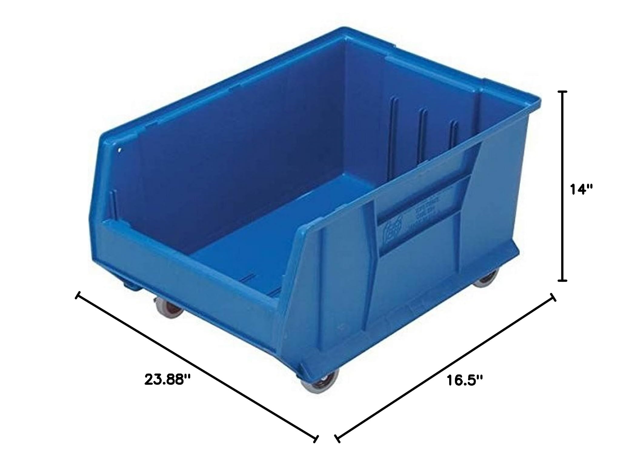Quantum Storage Systems QUS964MOBBL Heavy Duty Mobile Parts Organizer - 24