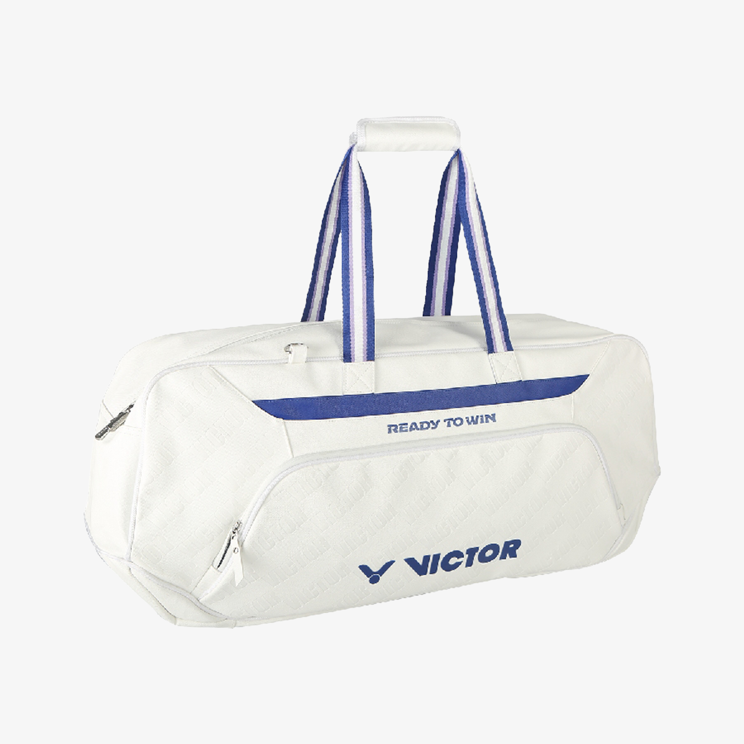 Victor BR5618 Badminton & Tennis Racket Bag - Durable Sports Equipment Storage for Players - Perfect for Court, Gym & Travel (White)
