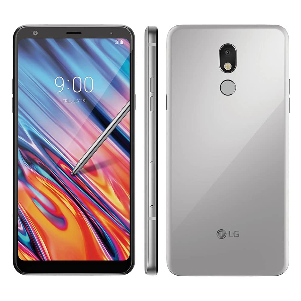 LG Stylo 5 32GB Smartphone - Silver White (Metro by T-Mobile) GSM Unlocked | Perfect for Streaming, Gaming & Productivity on the Go