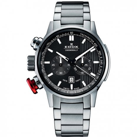 Edox Chronorally 10302 3M GIN Men's Automatic Watch - Luxury Swiss Timepiece for Business, Casual & Outdoor Adventures