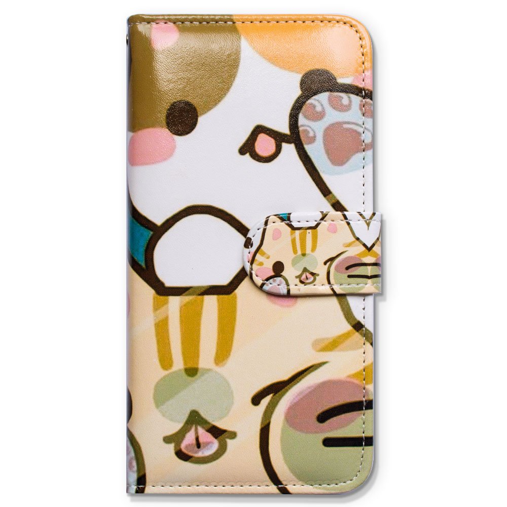 Premium White Cat Leather Flip Wallet Case for iPhone SE 2020 (3rd Gen) - Card Slot Holder & Kickstand | Compatible with 4.7-inch iPhone SE/8/7 | Perfect for Work, Travel & Everyday Protection