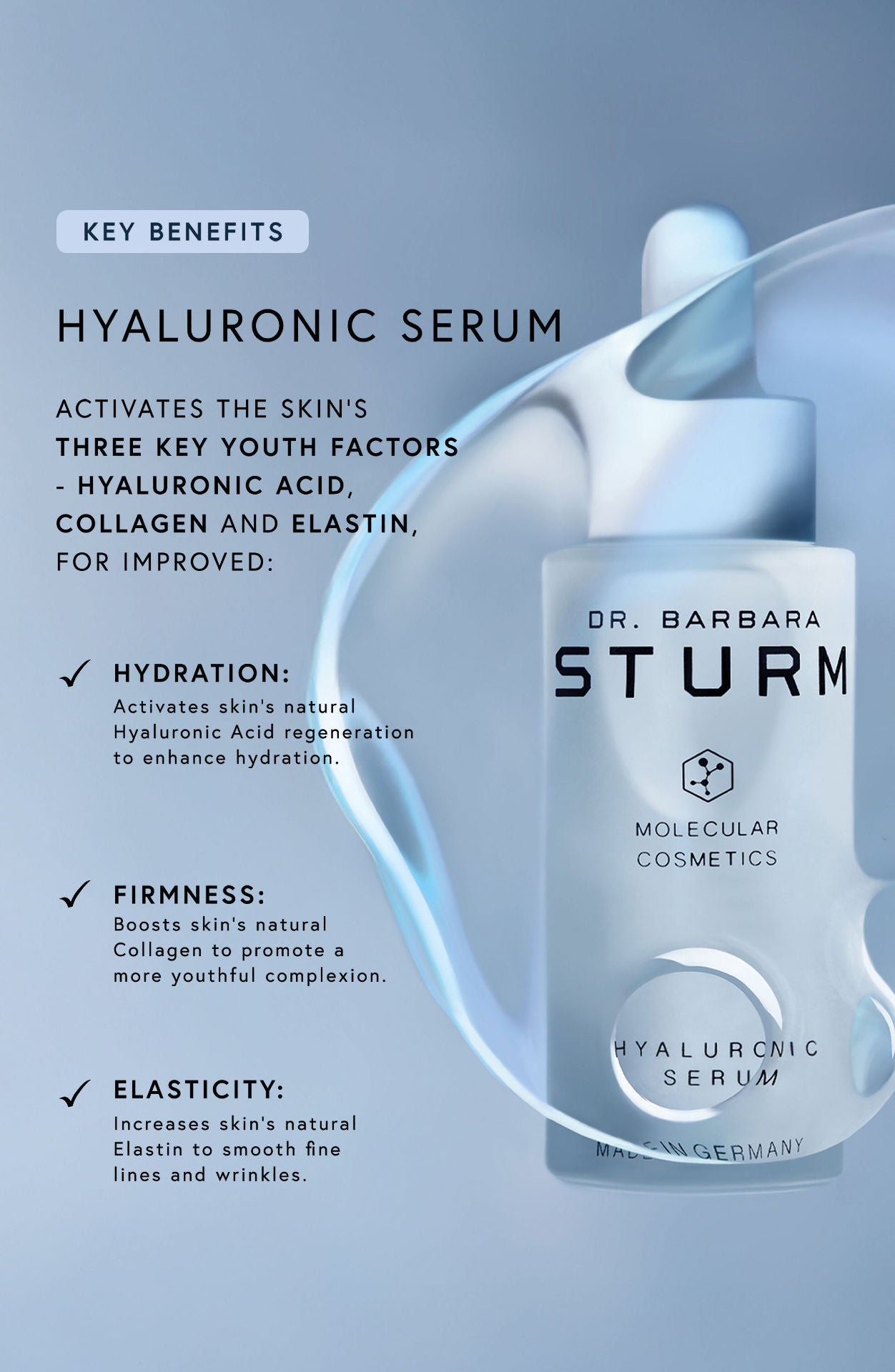 Hyaluronic Acid Serum & Moisturizer Duo Set for Hydrated, Glowing Skin - Anti-Aging Skincare Routine for Day & Night Use