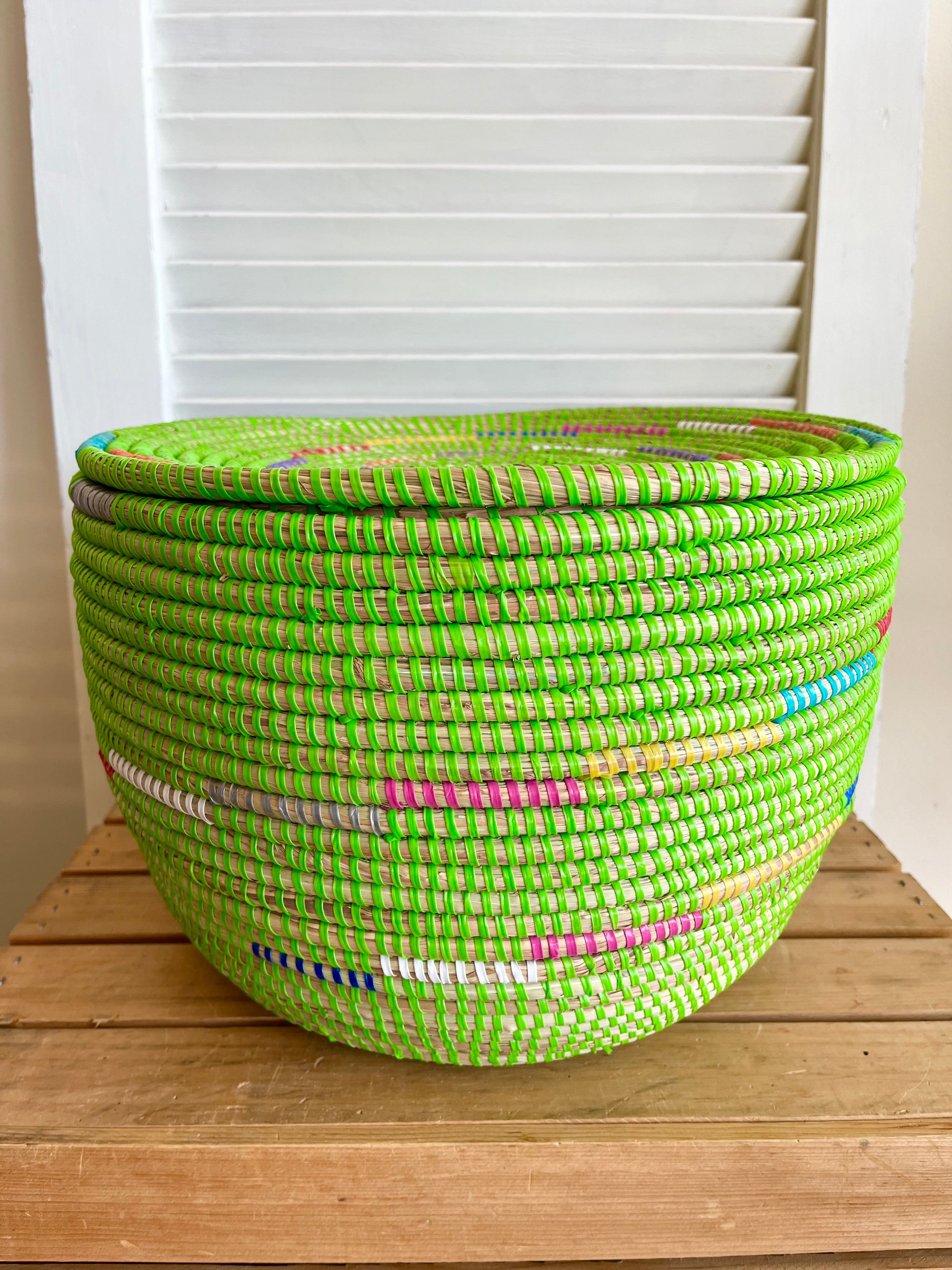 Lime Green Swirl