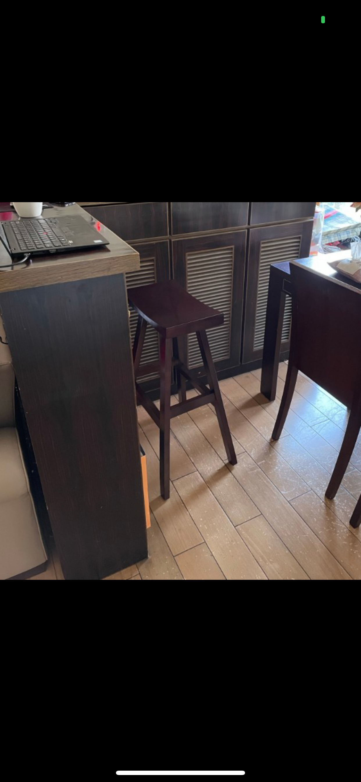 Luca Solid Wood High Bar Stool - 30