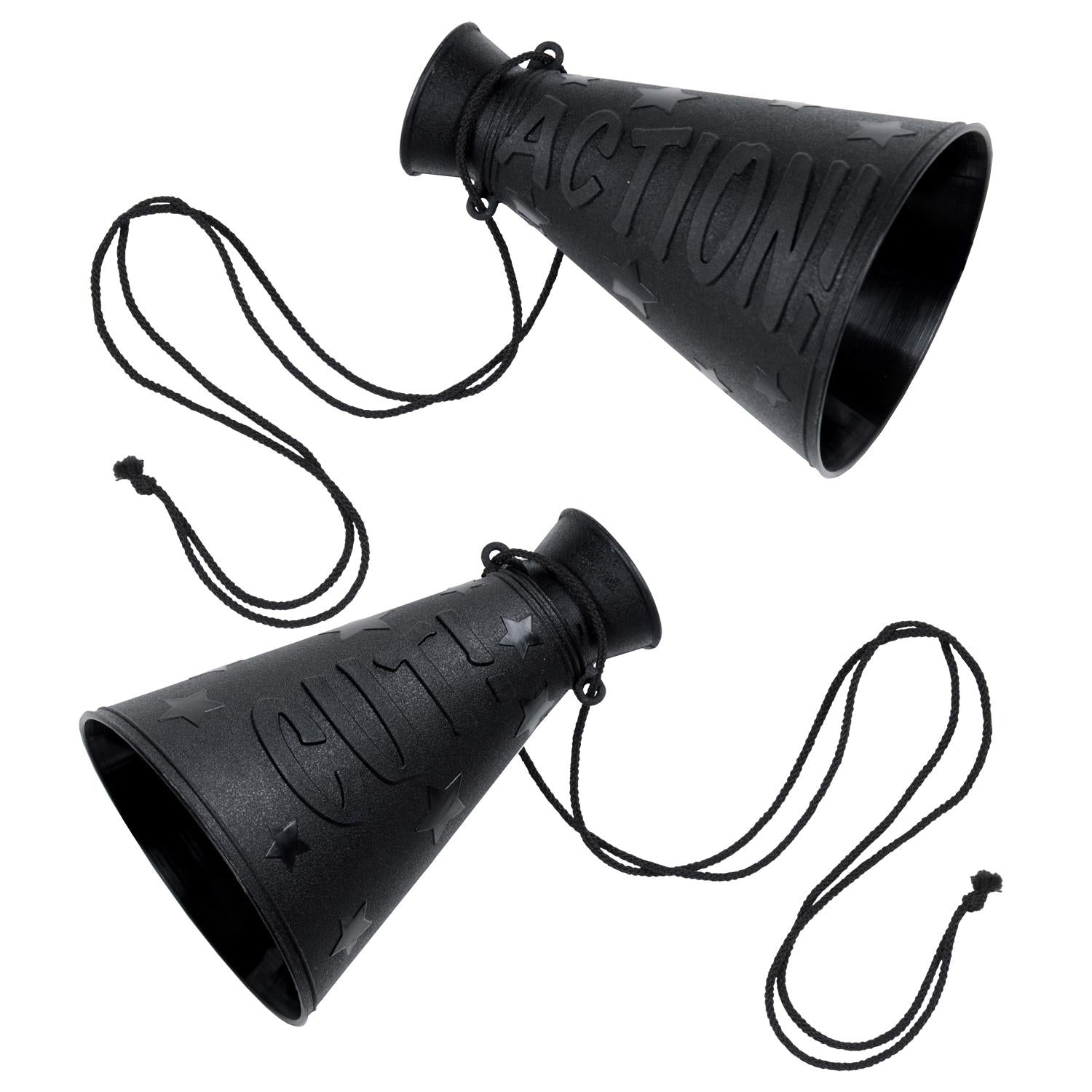 12 Pack Beistle Action! Cut! Party Megaphones - Fun Cheering Accessories for Birthday Parties, Sports Events & School Spirit Rallies