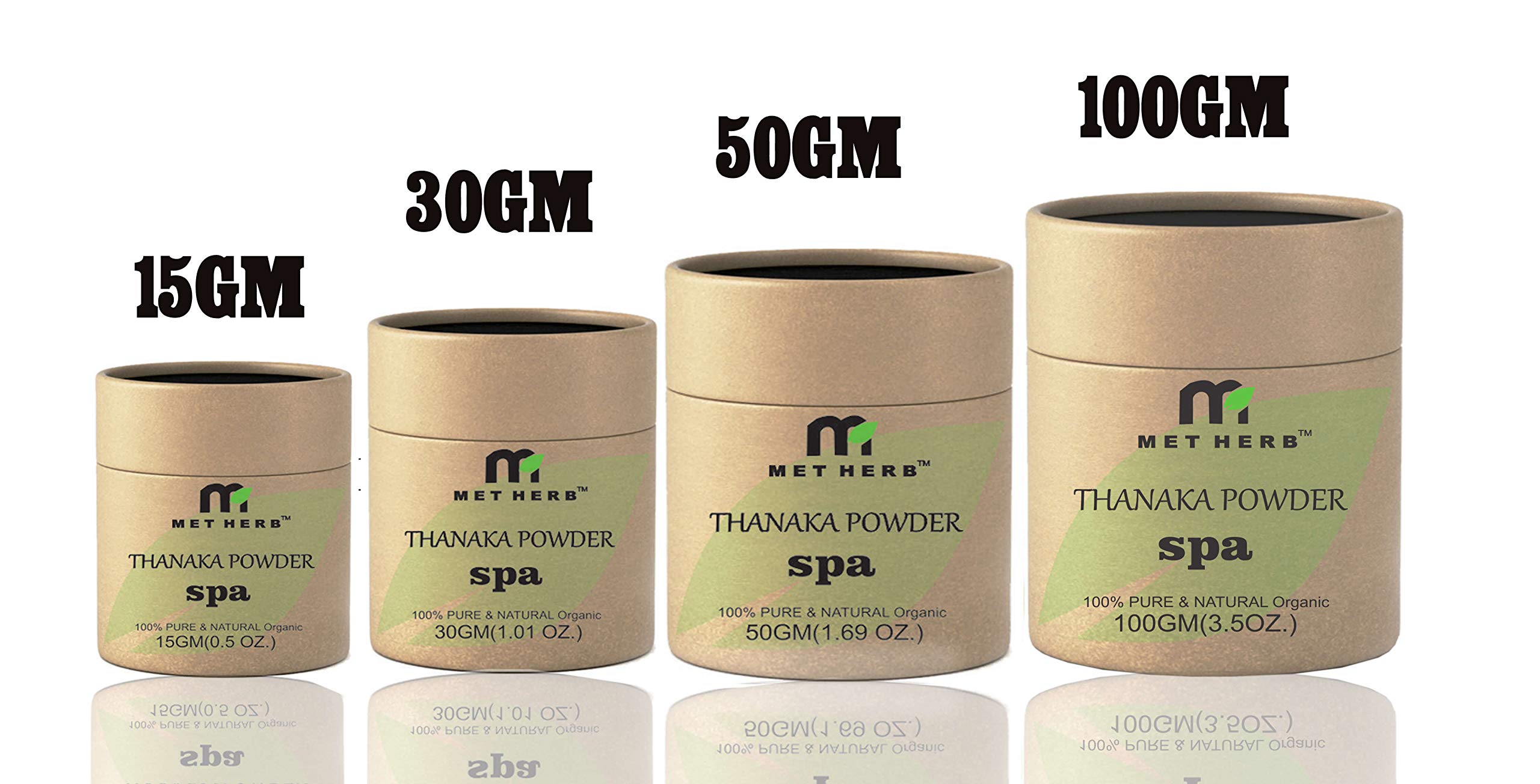 Organic Metherb Thanaka Powder 15g - Natural Hair Removal, Eco-Friendly Packaging | Safe for Face & Body, Gentle on Skin for Smooth Results - Perfect for Home Spa & DIY Beauty Treatments