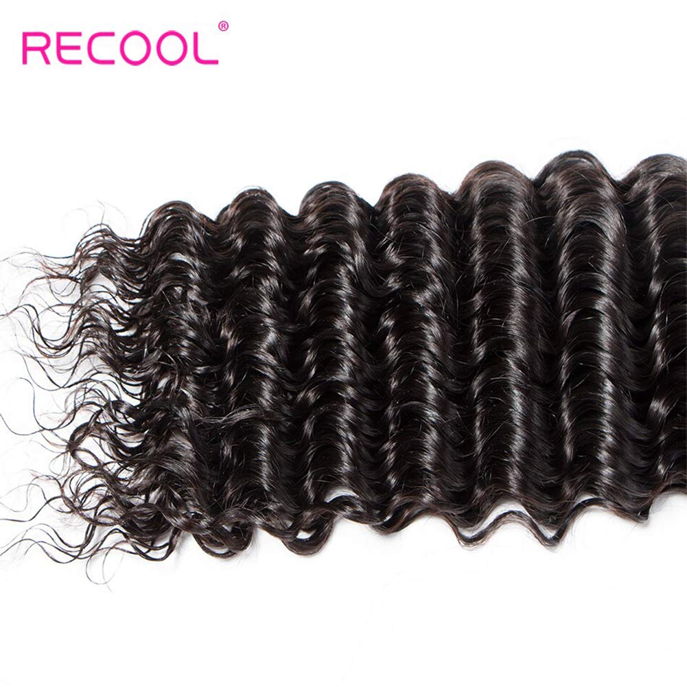 RECOOL 10A Brazilian Human Hair Extensions - 20