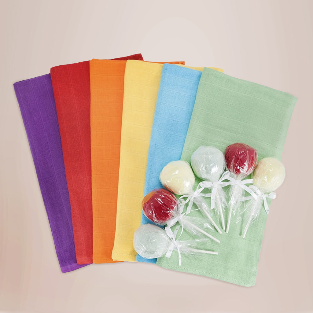 Premium Organic Muslin Cake Wrap - Soft & Breathable for Baby Swaddling, Nursing Cover, and Photography Backdrop - Perfect for Newborns, Infants, and Toddlers