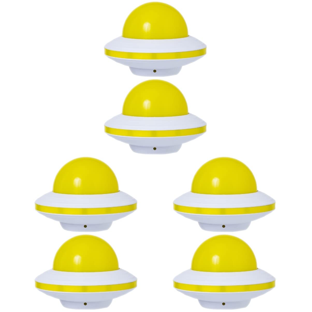 6 Pack LED Night Lights Plug-in - Unicorn & Mushroom Shaped UFO Design for Kids Room, Nursery, Hallway - Soft Glow for Safe Nighttime Use