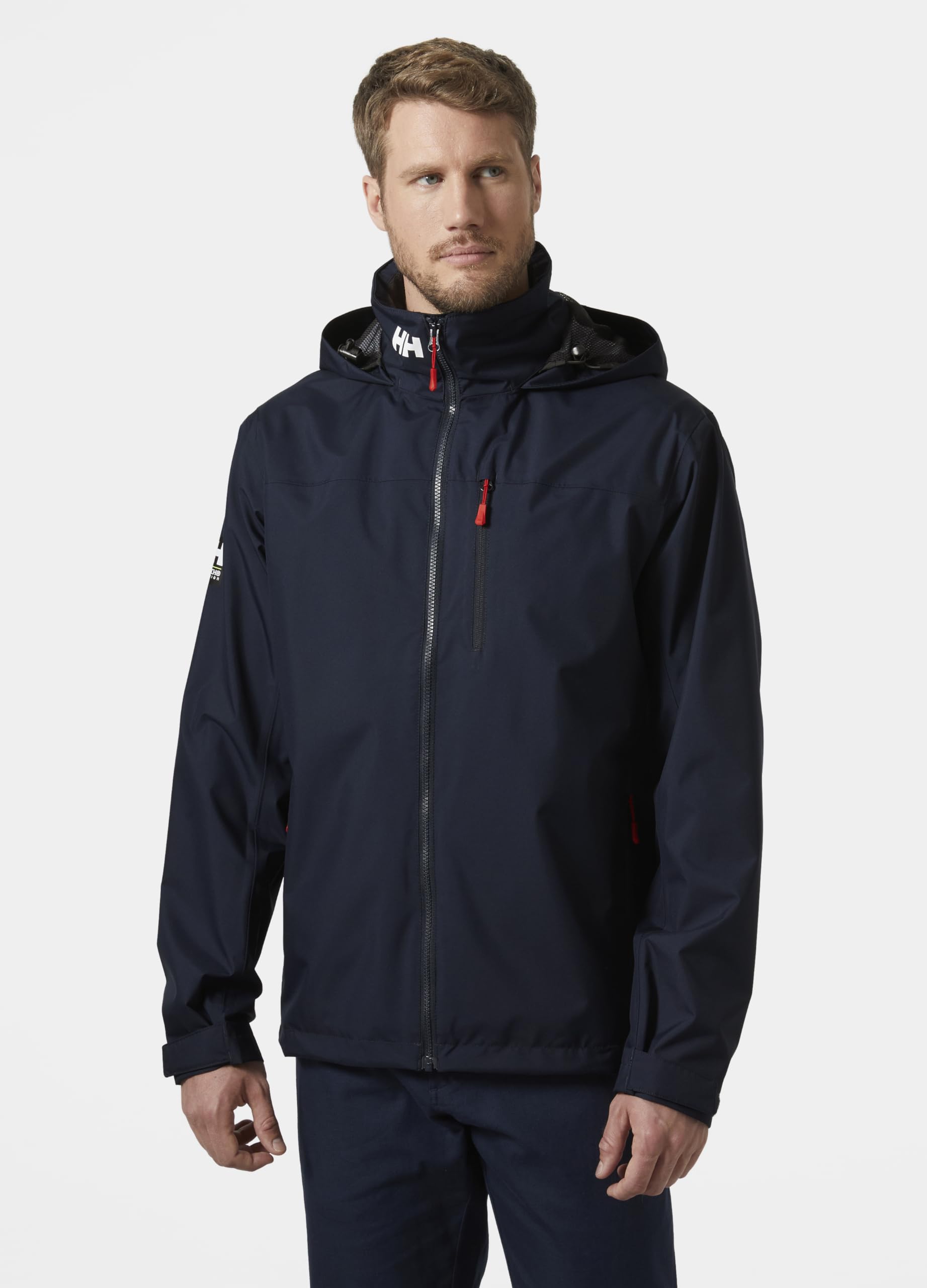 Helly-Hansen Men's Waterproof Hooded Sailing Jacket - Windproof & Breathable Outdoor Raincoat for Sailing, Fishing & Hiking | All-Weather Protection