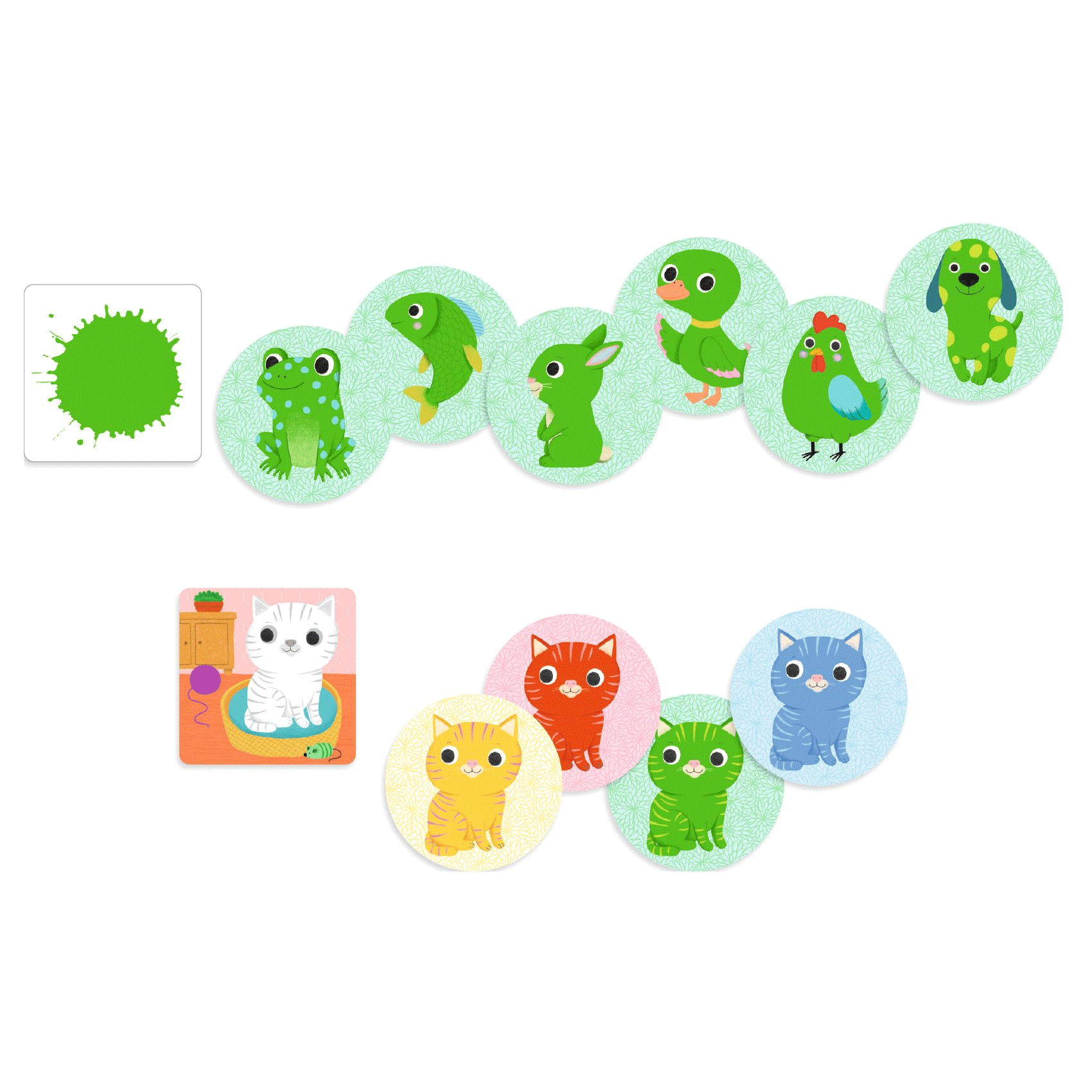 Educational Card Game for Toddlers - Little Select by Djeco | Fun Learning Activity for Preschool Kids & Family Game Night