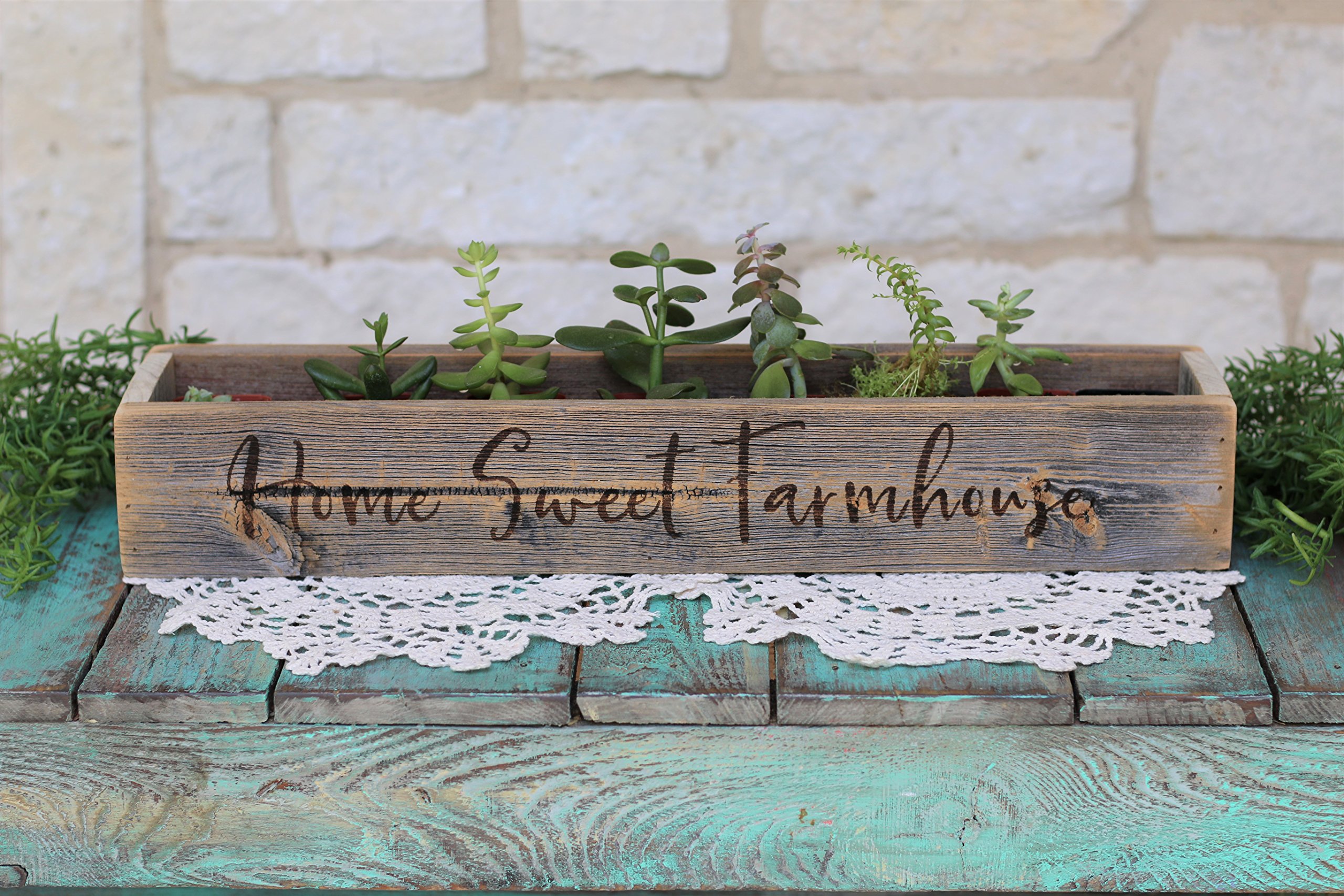 Natural Wooden Farmhouse Decorative Storage Box - Rustic Home Decor for Living Room, Bedroom, and Bathroom Organization | Perfect for Jewelry, Keys, and Small Essentials
