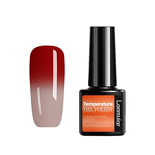 Long-Lasting Gel Nail Polish Kit - 8ml Warm Gradient Colors, Non-Toxic & Removable Nail Glue for Professional Salon & DIY Nail Art at Home | Perfect for Parties, Weddings & Everyday Wear
