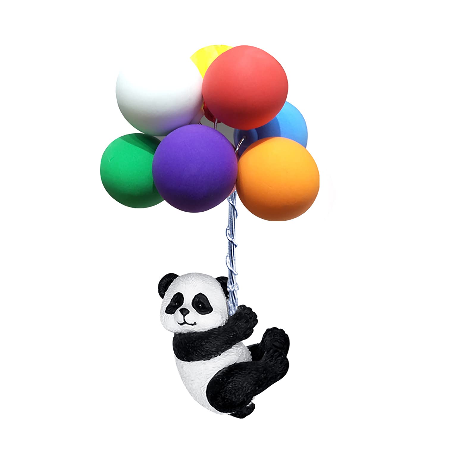 Apfopard Cute Animal Flying Car Ornament - Black Hanging Pendant for Backpack, Home, and Car Decor - Perfect Gift for Women and Girls
