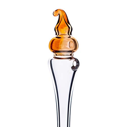 Handcrafted Scottish Angels' Share Glass Whiskey Water Dropper with Pot Still Top - Premium Glass Whisky Pipette for Scotch, Bourbon & Rye - Perfect Whiskey Gift & Bar Accessory for Home Bars & Tasting Events