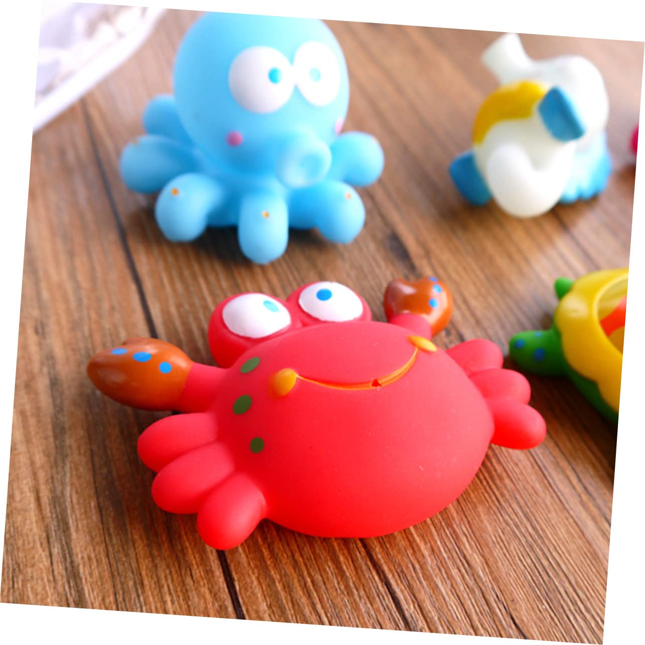 UPKOCH 12 Pcs Ocean Animal Bath Toys for Kids - Colorful Sea Creature Bathtub Toys for Toddlers, Fun Bath Time Learning & Sensory Play